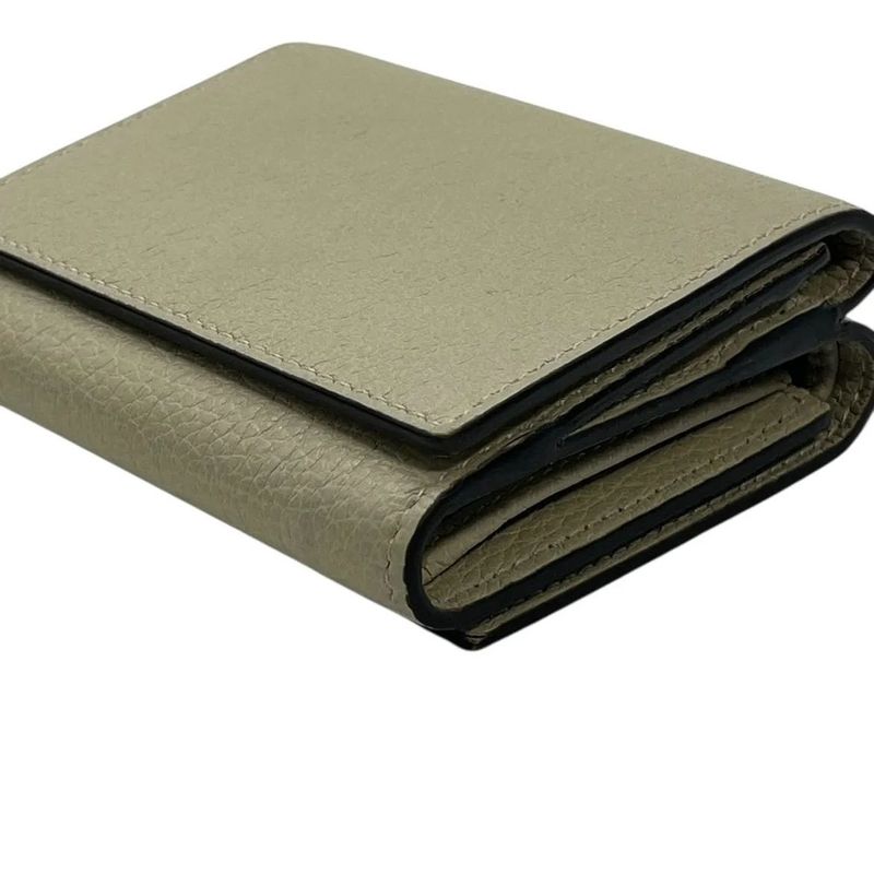 2615 Gucci Embossed Logo Wallet Trifold Wallet 731694 Ivory Pre-Owned