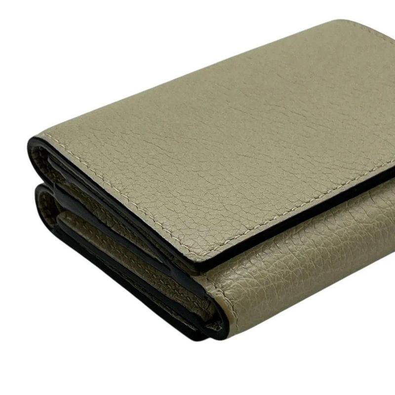 2615 Gucci Embossed Logo Wallet Trifold Wallet 731694 Ivory Pre-Owned