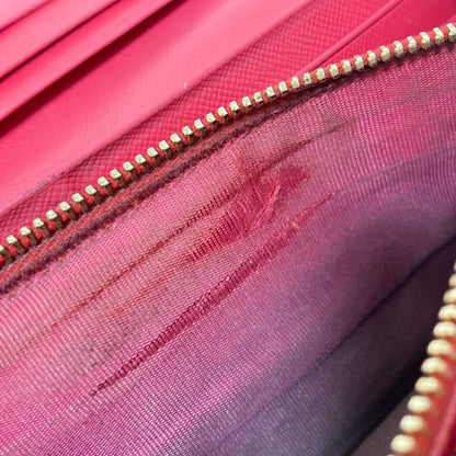 Prada Long Wallet - 1m1132 Pink Leather