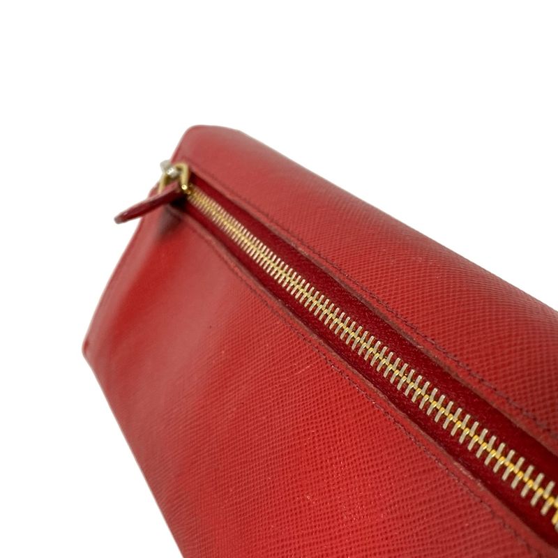 Prada Long Wallet - Red Ribbon Leather