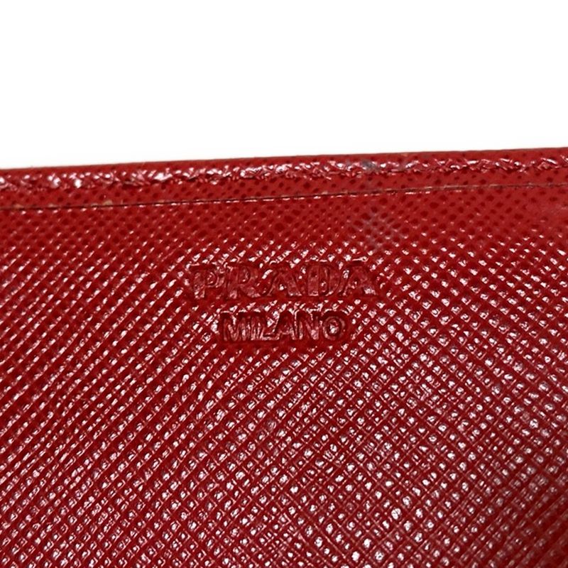 Prada Long Wallet - Red Ribbon Leather