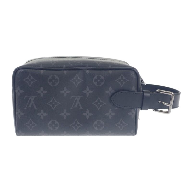 Louis Vuitton Locker Dop Kit M83113 Clutch Bag Monogram - Eclipse Blackish