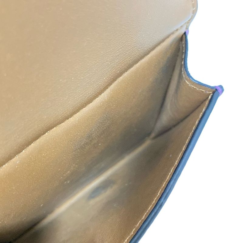 Loewe Trifold Wallet Vertical Wallet Small Light Purple And Beige