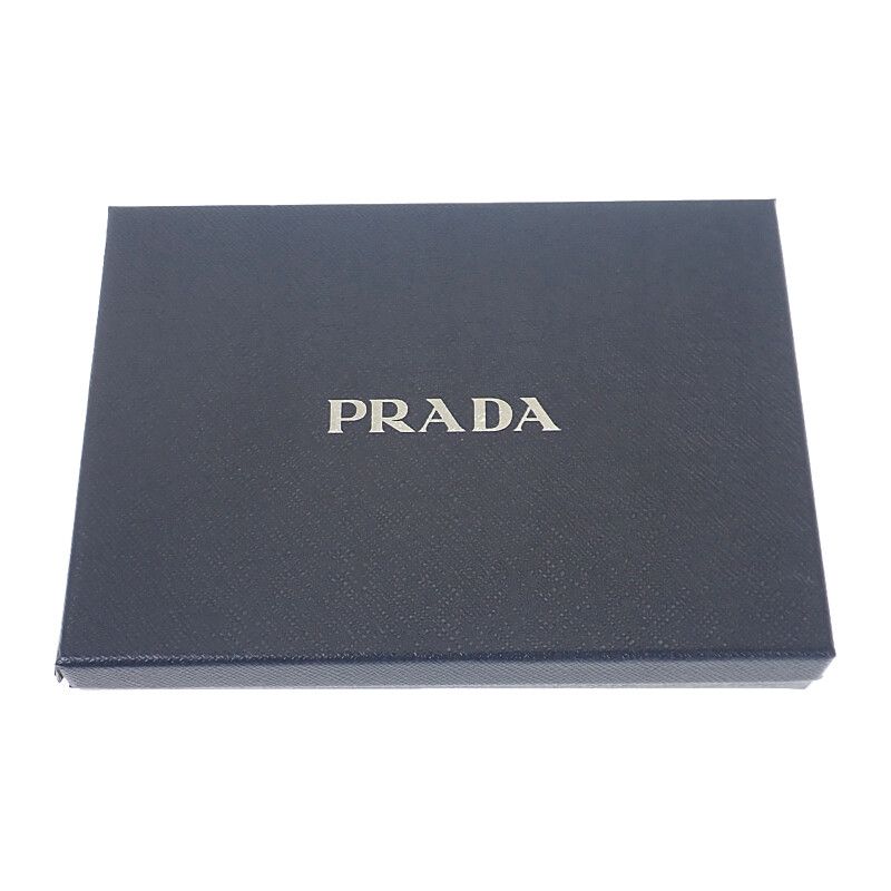 Prada Chain Shoulder Bag 1ni054 Handbag Tessuto Impuntu Nylon Navy Leather Gold