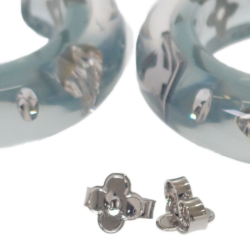 Louis Vuitton Earrings - LV Sparks M02817 Hoop Earrings Resin Strass Blue