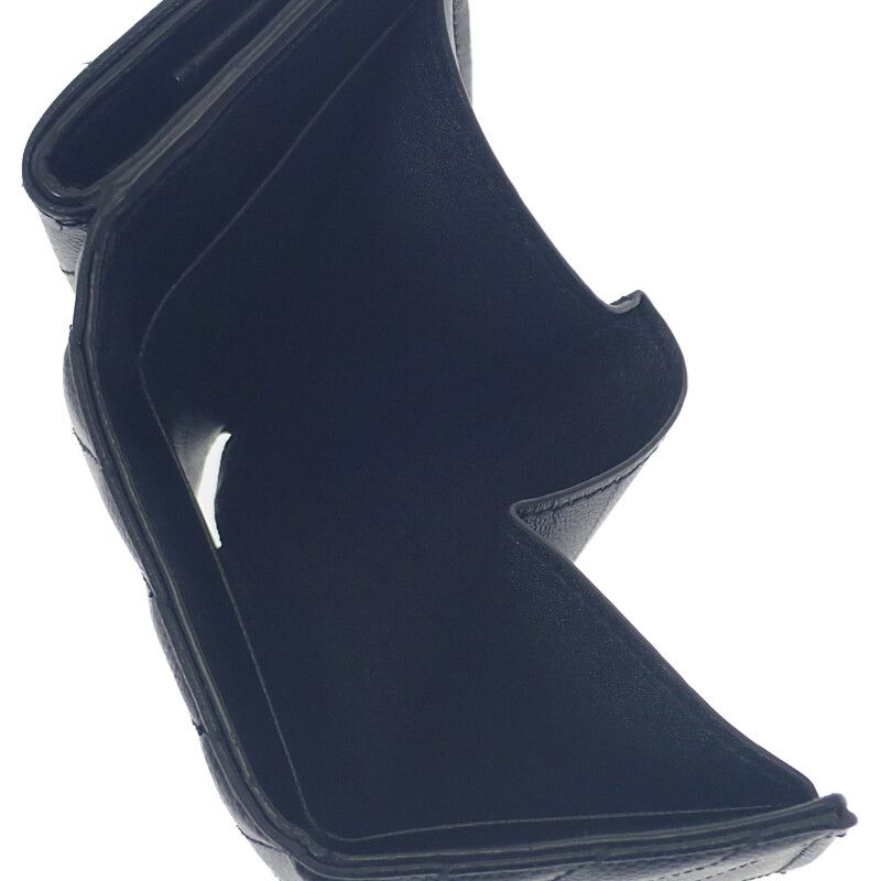 Saint Laurent Monogram Origami Tiny 668274bowa11000 Trifold Wallet Calf Black