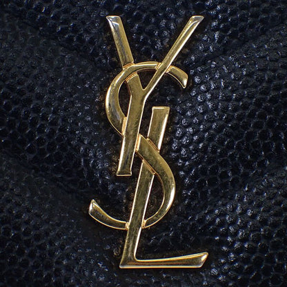 Saint Laurent Monogram Origami Tiny 668274bowa11000 Trifold Wallet Calf Black