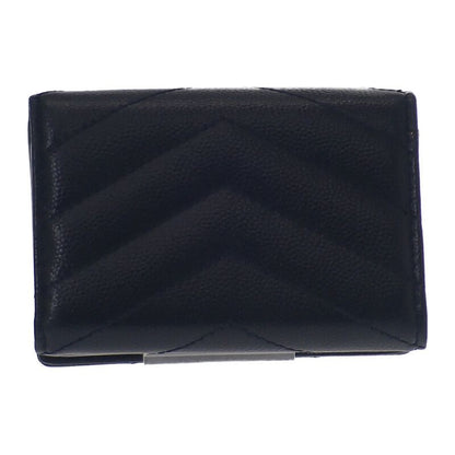 Saint Laurent Monogram Origami Tiny 668274bowa11000 Trifold Wallet Calf Black