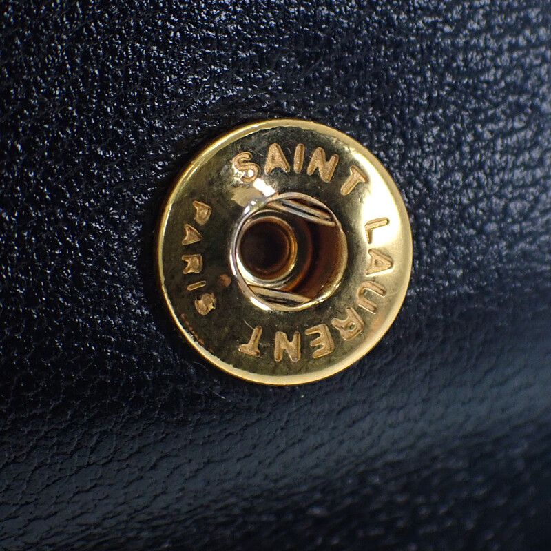 Saint Laurent Monogram Origami Tiny 668274bowa11000 Trifold Wallet Calf Black