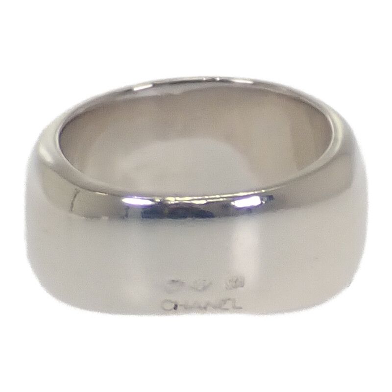 Chanel Logo No 14 Ring Ag925 Silver 925 Women's Accessories Simple Stylish [AB