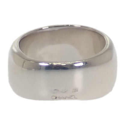 Chanel Logo No 14 Ring Ag925 Silver 925 Women's Accessories Simple Stylish [AB