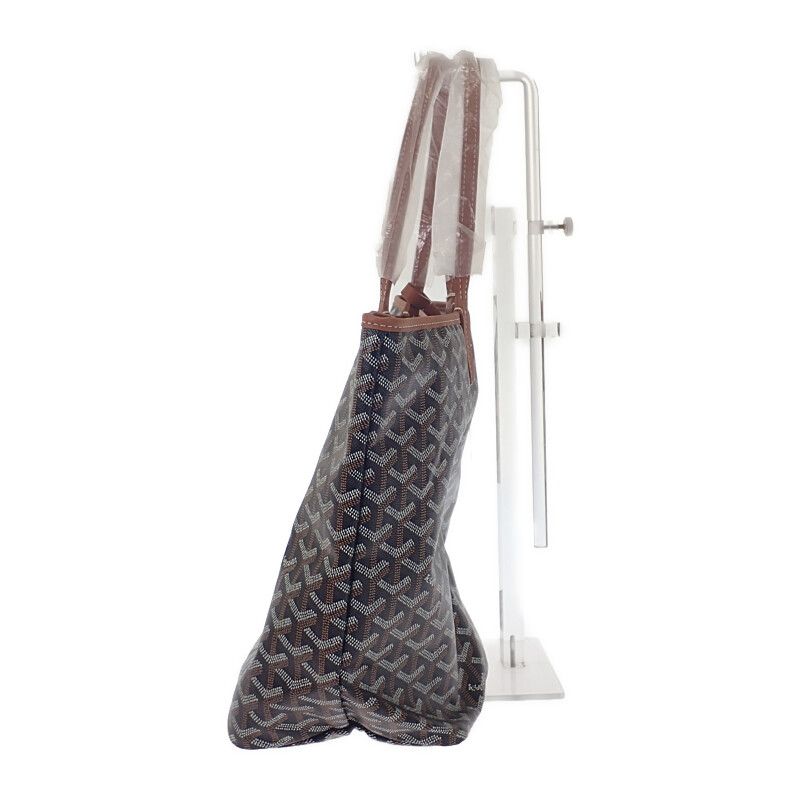 Goyard Saint Louis PM Stlouipmlty01cl03p Tote Bag Calf Goyardine Canvas Natural