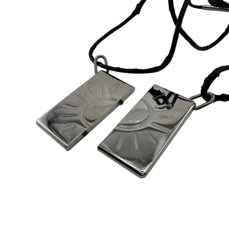 Hermes Pair Necklace Symbol Necklace Silver Unisex
