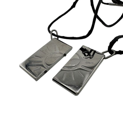 Hermes Pair Necklace Symbol Necklace Silver Unisex
