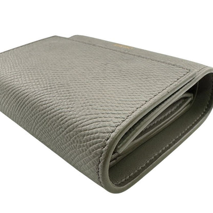 Celine Compact Wallet Logo Small Trifold Wallet Trifold Wallet Glaze Women's