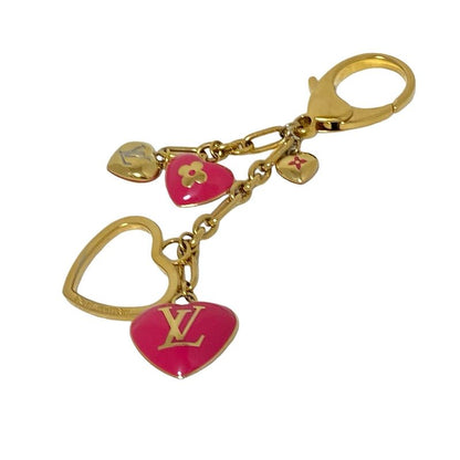 Louis Vuitton Key Holder (charm ) Monogram Bijoux Sac Cool M65759 Pink Gold And