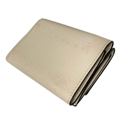 Fendi Trifold Wallet - 8m0395 Ivory Leather