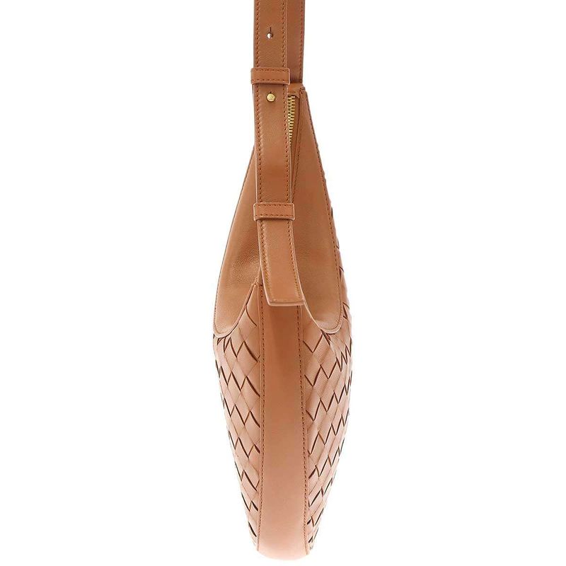 Bottega Veneta Drop Small Hobo Bag Intrecciato Small Hobo Bag Brown