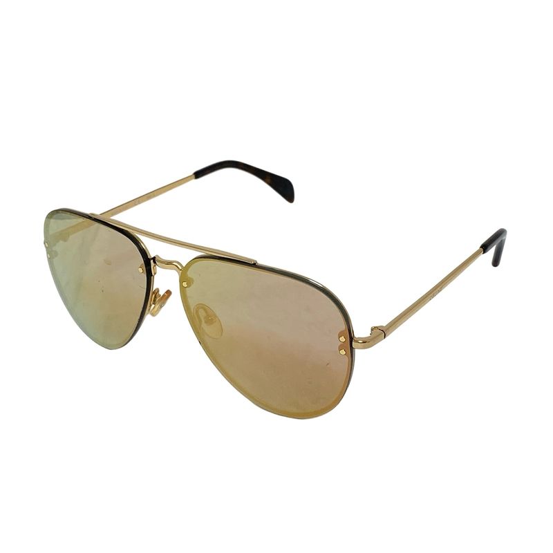 Celine Sunglasses In Blue Green Gold And Dark Brown