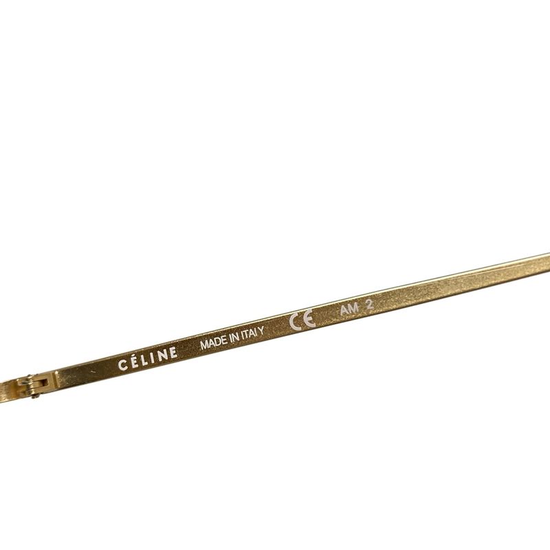 Celine Sunglasses In Blue Green Gold And Dark Brown