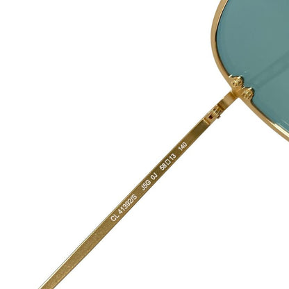 Celine Sunglasses In Blue Green Gold And Dark Brown