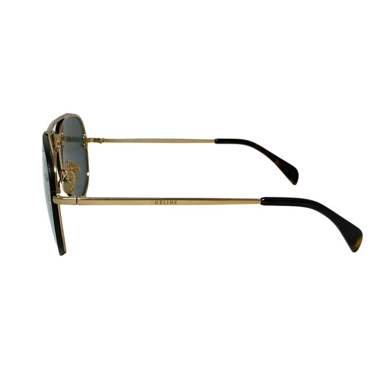Celine Sunglasses In Blue Green Gold And Dark Brown