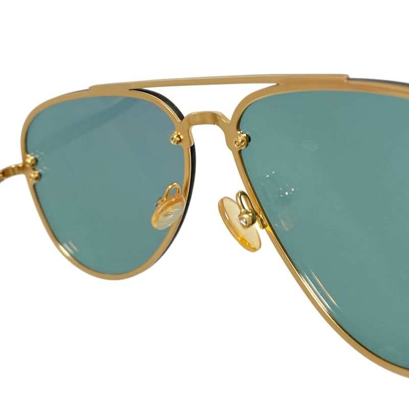 Celine Sunglasses In Blue Green Gold And Dark Brown