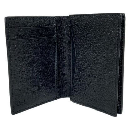 Gucci Business Card Holder GG Marmont 428737 Black Leather