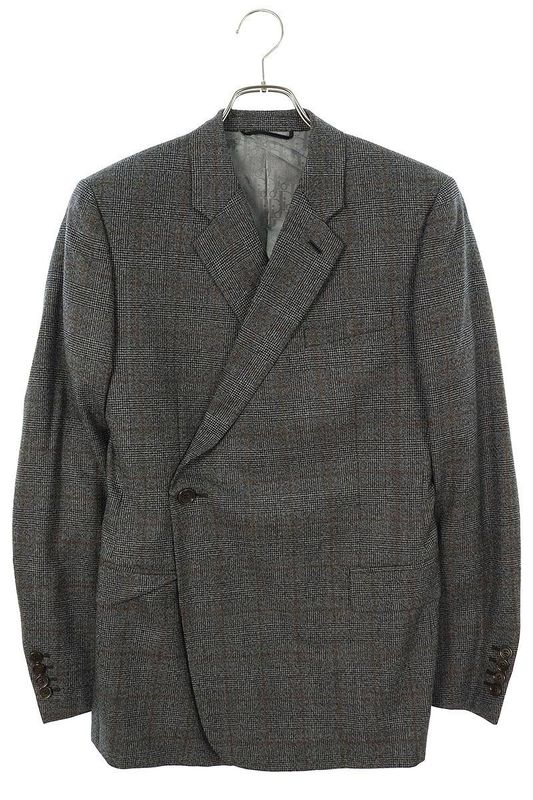 Dior Dm3c253a0580 Lined Oblique Check Jacket Men's 42R