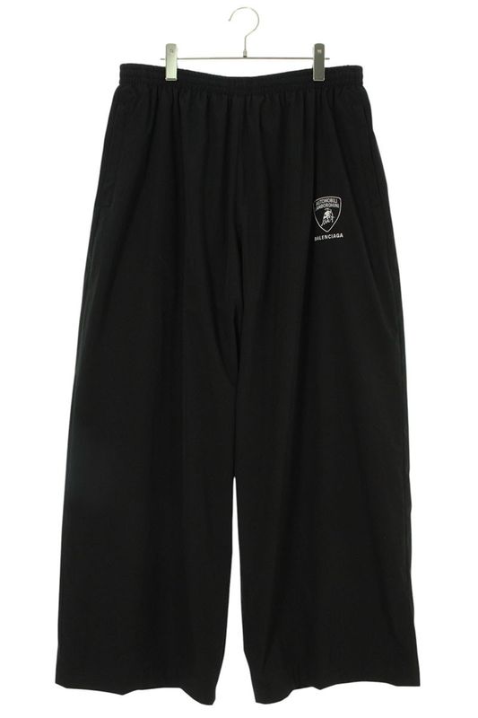 Balenciaga 25AW 839263 Tro31 Lamborghini Logo Embroidered Nylon Track Long