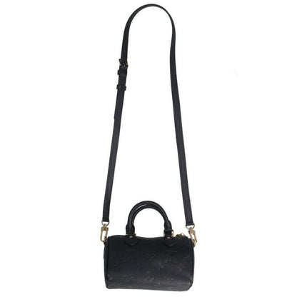 Louis Vuitton M82450 Nano Speedy Monogram Empreinte Noir Black Shoulder Bag