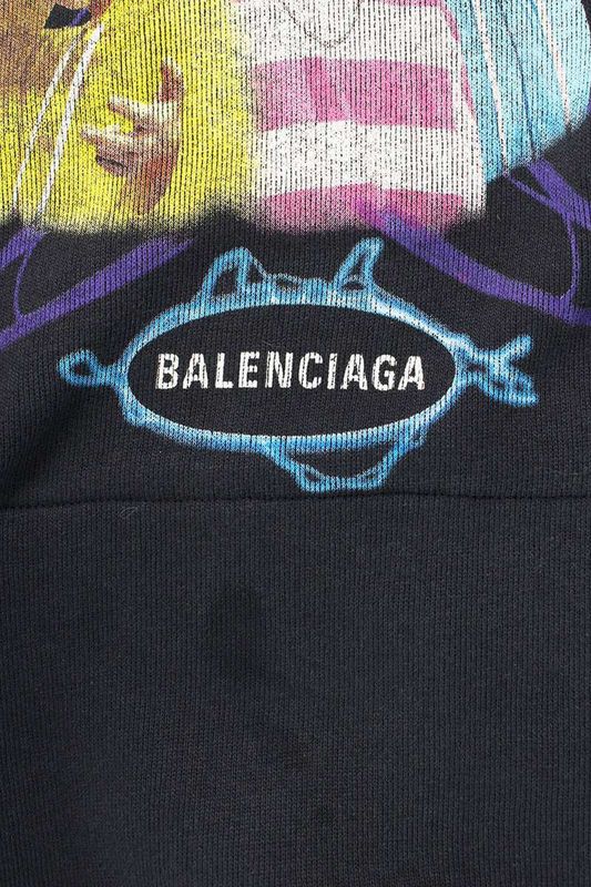 Balenciaga 19AW 541707 Tcv37 Speedhunters Pullover Hoodie Men's S