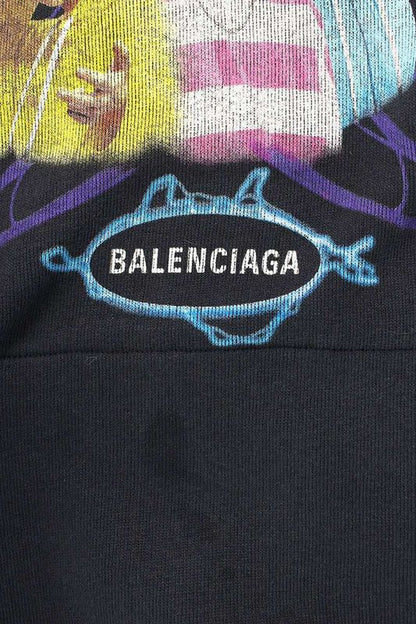 Balenciaga 19AW 541707 Tcv37 Speedhunters Pullover Hoodie Men's S
