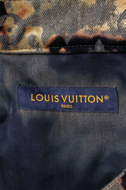 Louis Vuitton 24SS Rm241m FRV Hqd02w Monogram Velour Breach Design Denim Pants