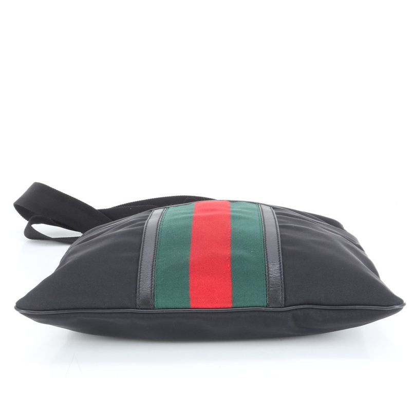 Gucci Sherry Line Interlocking G 181067 Leather Shoulder Bag Crossbody Messenger