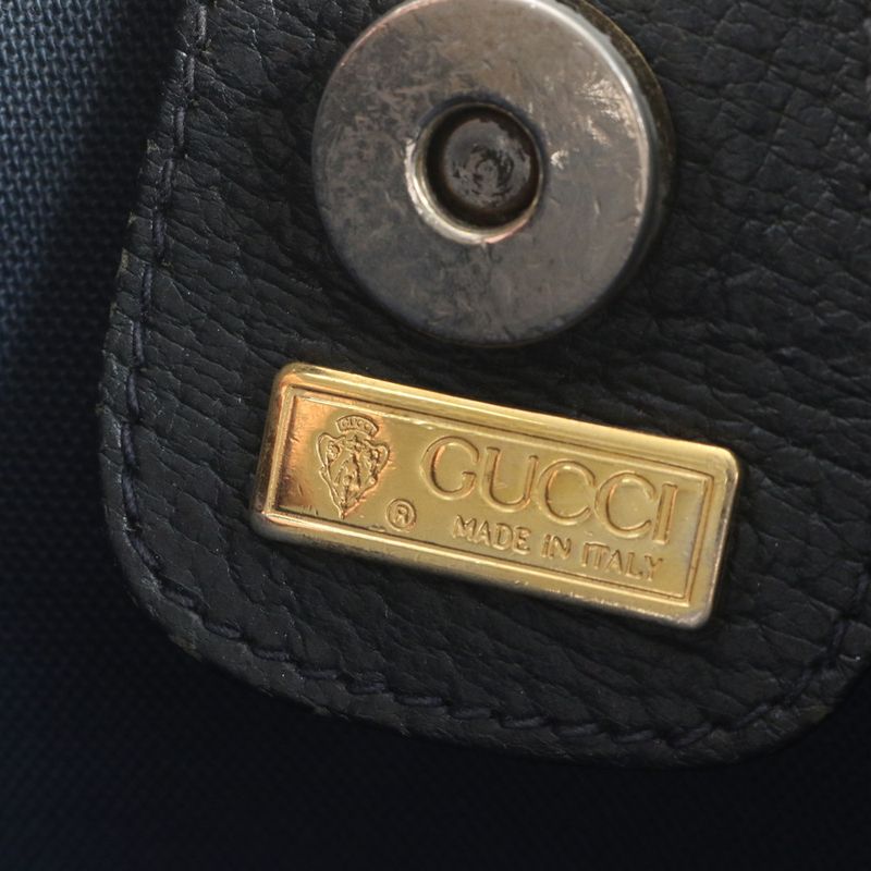 Vintage Old Gucci Interlocking GG Supreme Sherry Leather Tote Bag Shoulder A4