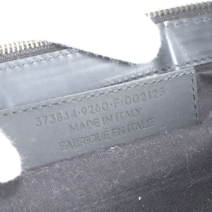 Balenciaga Navy Clip M Leather Second Bag Clutch 373834 Commuter Business Black