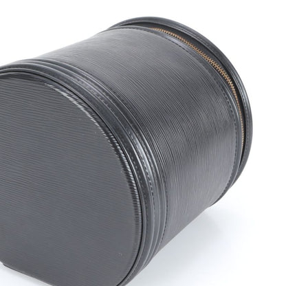 Louis Vuitton Epi Cannes M48032 Leather Handbag Tote Black Genuine Leather