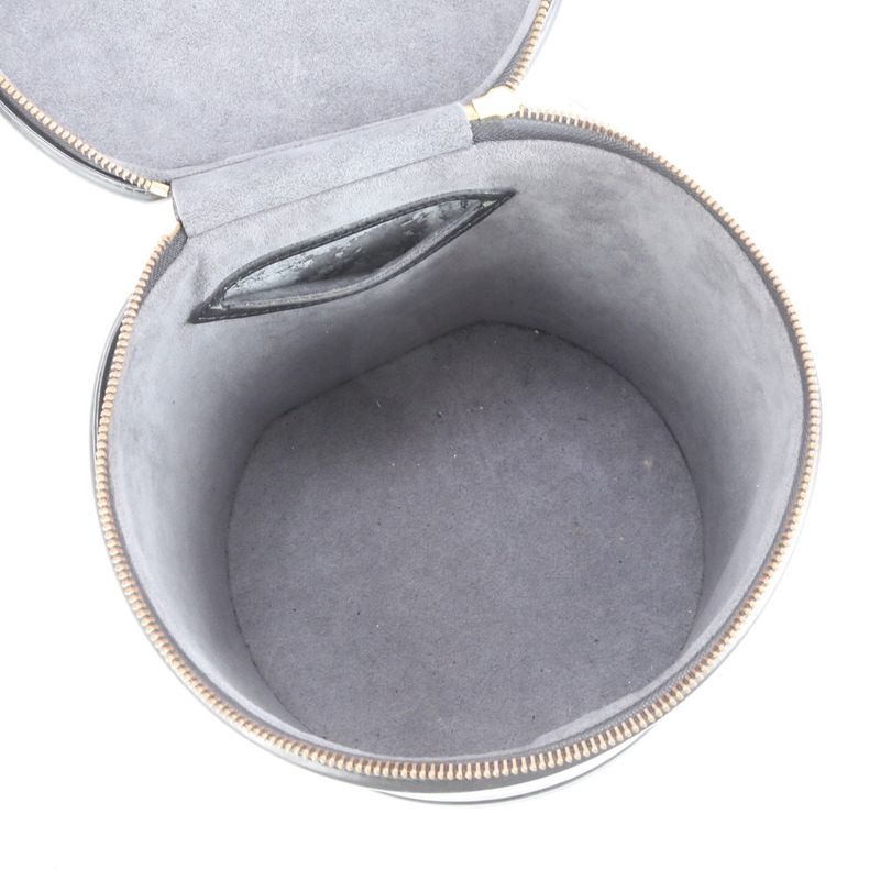 Louis Vuitton Epi Cannes M48032 Leather Handbag Tote Black Genuine Leather