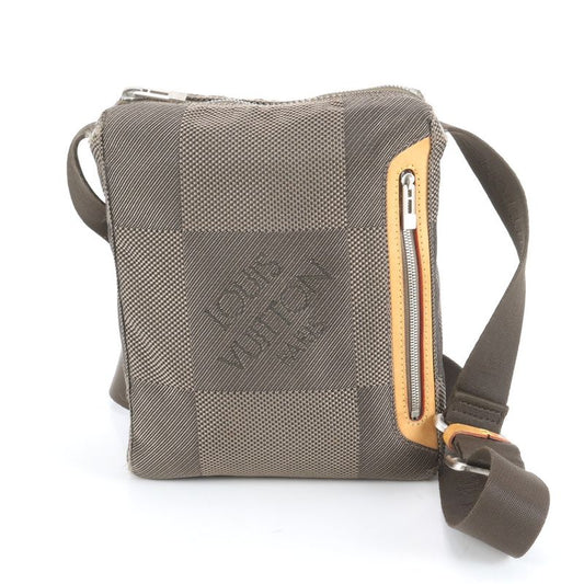 Louis Vuitton Damier Jehan Citadin PM M93043 Leather Shoulder Bag Crossbody