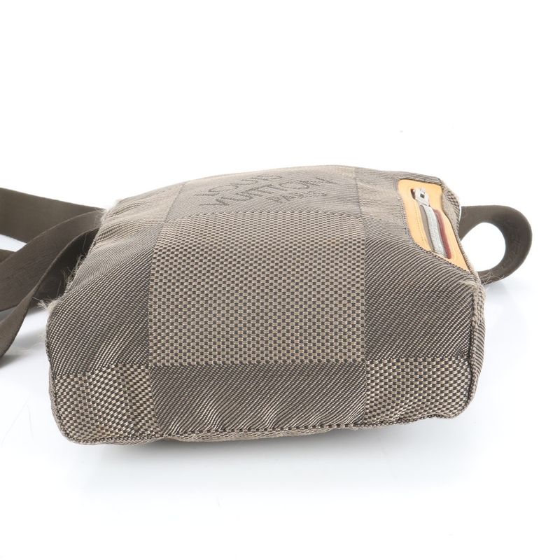 Louis Vuitton Damier Jehan Citadin PM M93043 Leather Shoulder Bag Crossbody