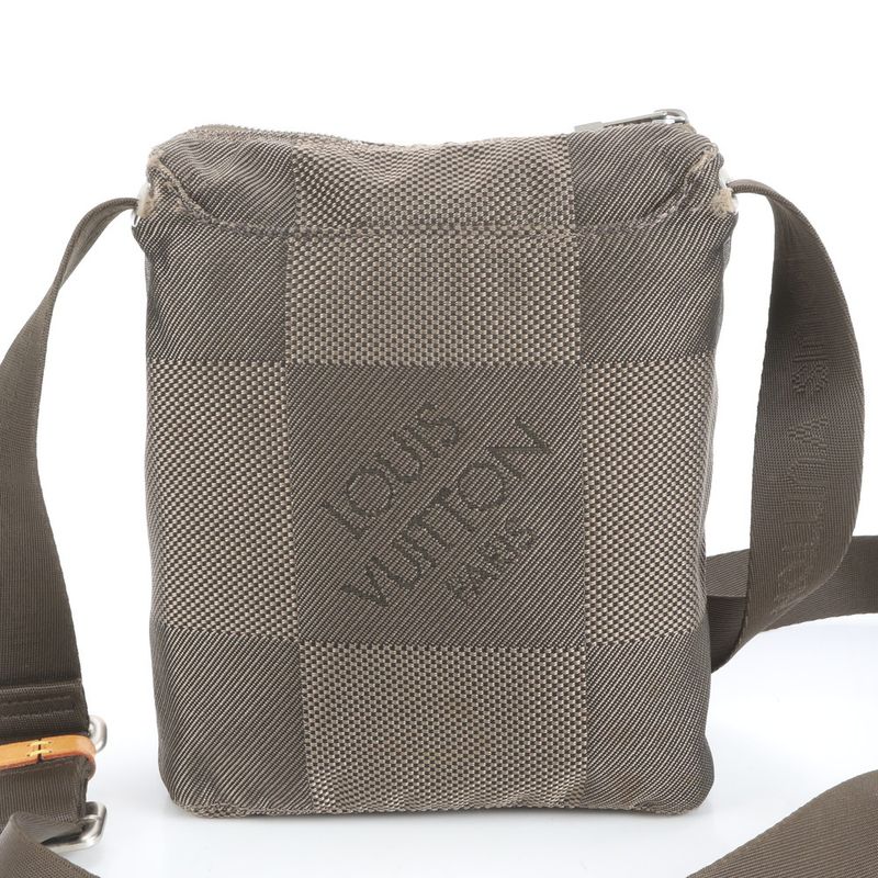 Louis Vuitton Damier Jehan Citadin PM M93043 Leather Shoulder Bag Crossbody