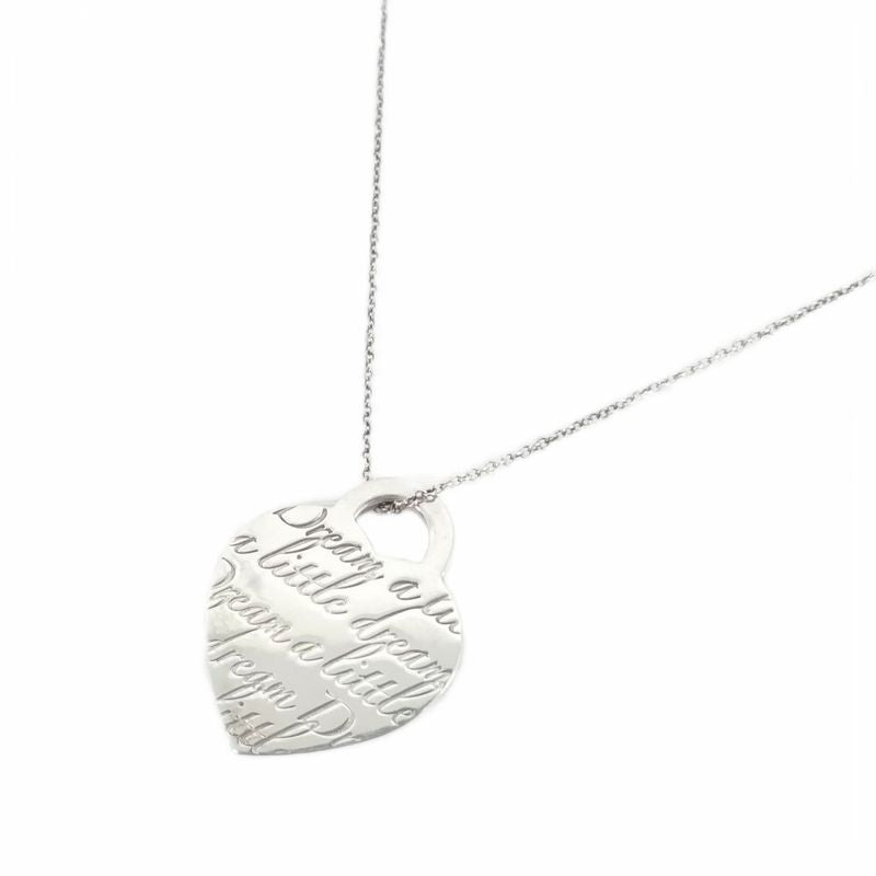 Tiffany & Co Tiffany & CO Notes Heart Tag Pendant Necklace SV 925 Silver
