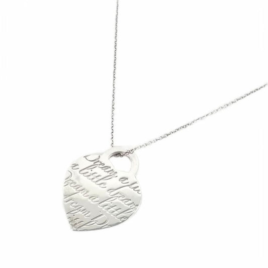 Tiffany & Co Tiffany & CO Notes Heart Tag Pendant Necklace SV 925 Silver