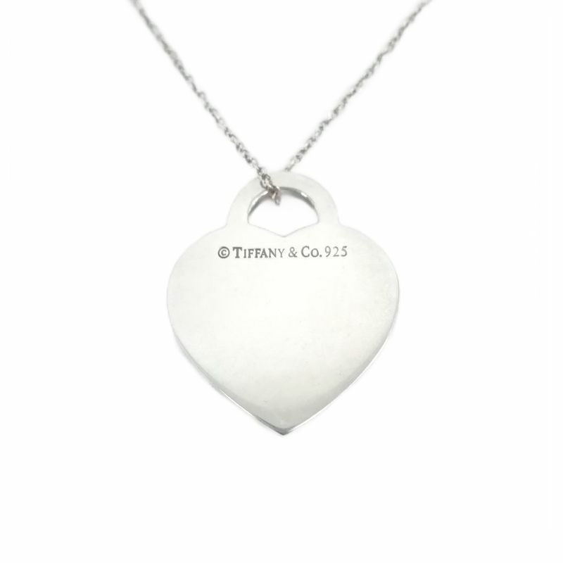 Tiffany & Co Tiffany & CO Notes Heart Tag Pendant Necklace SV 925 Silver