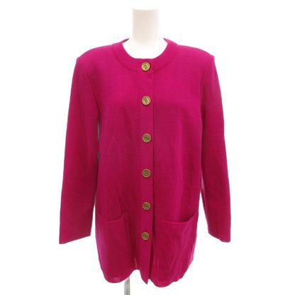 Yves Saint Laurent YVES Saint Laurent Vintage Cardigan M Knit Logo Button Long