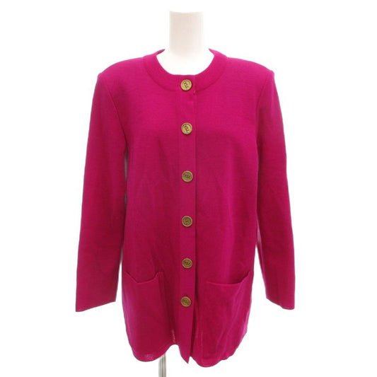 Yves Saint Laurent YVES Saint Laurent Vintage Cardigan M Knit Logo Button Long