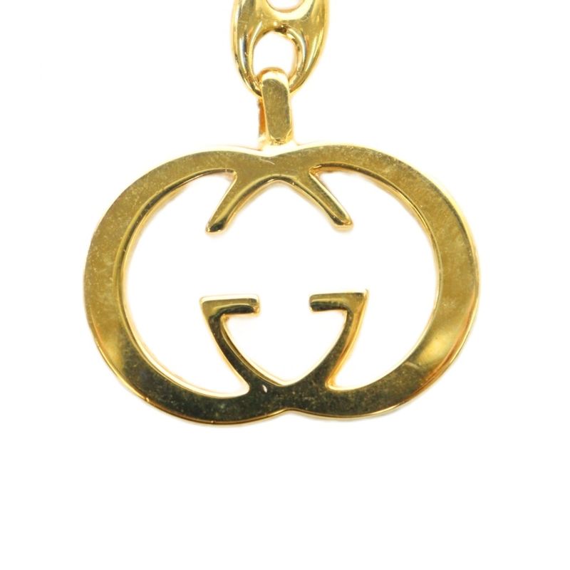 Gucci Key Holder Lanyard Charm Double G Logo Gold Color - GY11 MQ - OH