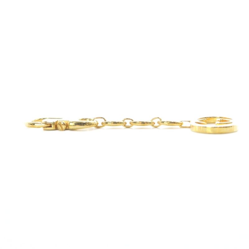 Gucci Key Holder Lanyard Charm Double G Logo Gold Color - GY11 MQ - OH