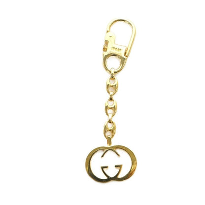 Gucci Key Holder Lanyard Charm Double G Logo Gold Color - GY11 MQ - OH